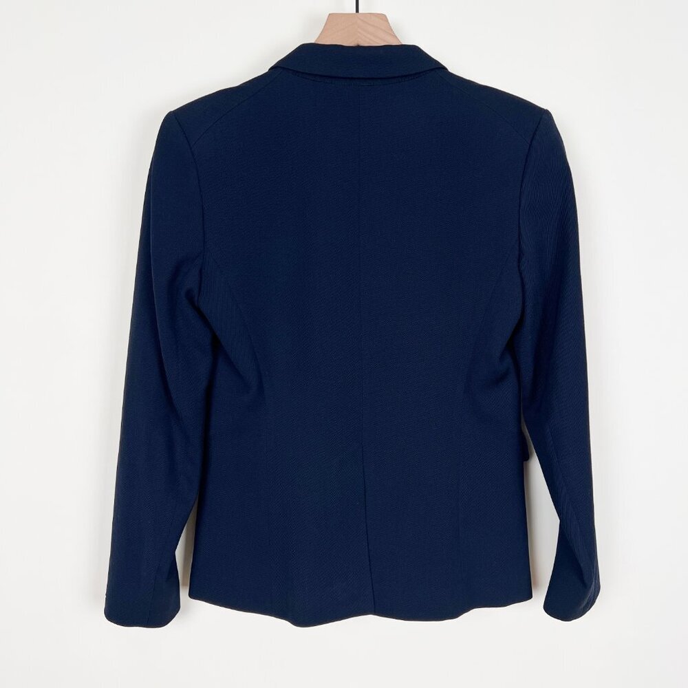 Theory Wool Double Breasted Blazer Jacket Coat Preppy Academia Old Money Luxury - Picture 9 of 11